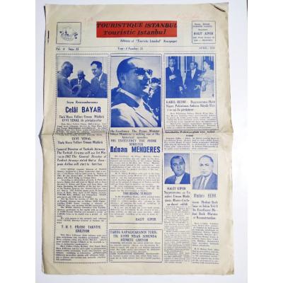 Touristique İstanbul gazetesi 1959 Sayı:35 / Şişli - Eski Gazete