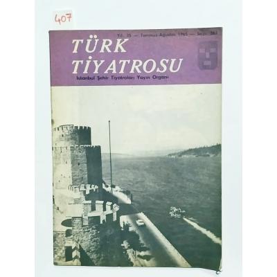 Türk Tiyatrosu Sayı:363 - 1963 / Dergi