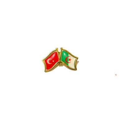 Türkiye, Cezayir - Bayraklı rozet