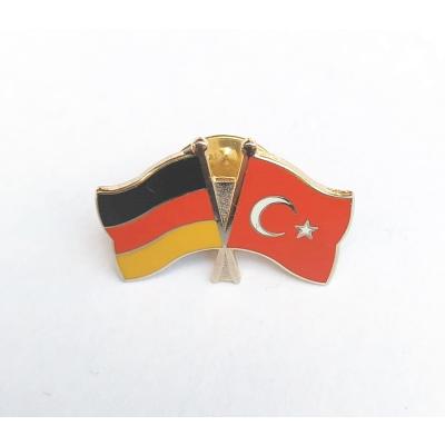 Türkiye Almanya - Mineli rozet