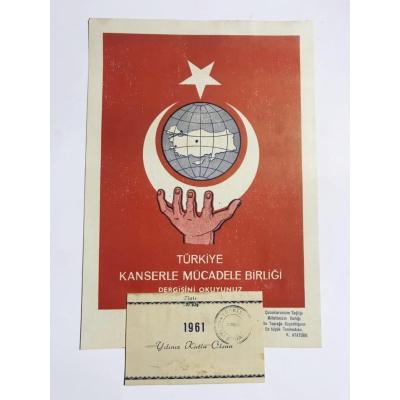 Türkiye Kanserle Mücadele Birliği - 1961 yılı duvar takvimi