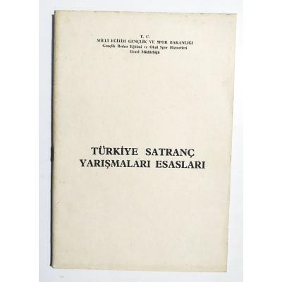 Türkiye Satranç Yarışmaları Esasları / Kitap