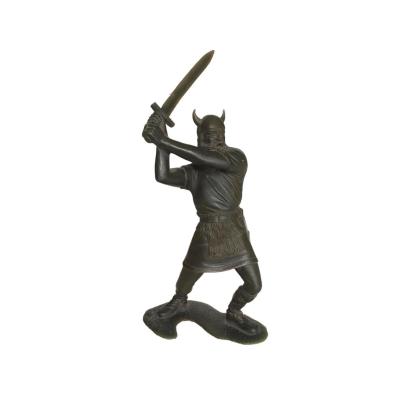 Viking savaşçı - Büyük boy figür / Orijinal Sovyet dönemi, oyuncak asker