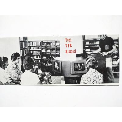 Yeni VTR Hizmeti - Amerikan Kültür Merkezi Ekim 1974/ Efemera