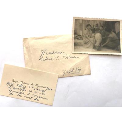 Yeşilköy - Kalinyan ailesine gelen zarf ve kartvizit