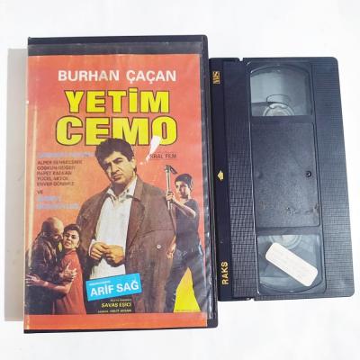 Yetim Cemo - Burhan ÇAÇAN,  Şebnem ARCAN / VHS kaset kartoneti ve kutusu