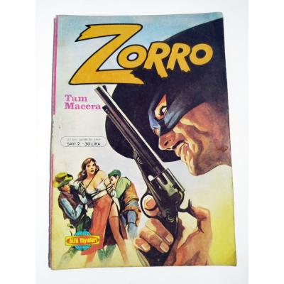 Zorro / Ölüm Oyunu - Sayı:2 / Alfa Yayınları - Çizgi Roman v