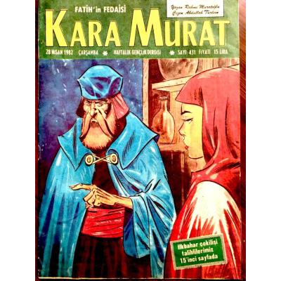 Fatih'in fedaisi Kara Murat - Sayı: 431 / Çizgi roman