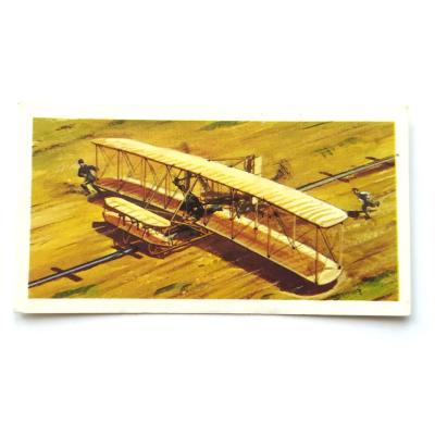 Wright Flyer - History of Aviation / Brooke Bond Çay Kartı