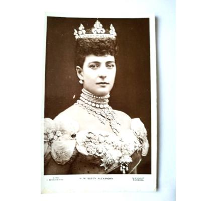 İngiltere Kraliçesi H. M. Queen Alexandra - Kartpostal