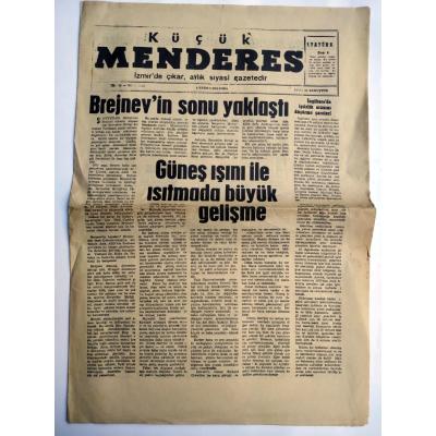 İzmir Küçük Menderes - Gazetesi 8 Ekim 1975
