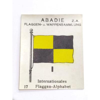 I / Internationales Flaggen - Alphabet - Abadie Flaggen Wappensammlung 