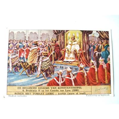 6. De Belgische Keizers van Konstantinopel  - Liebig çorba kartları