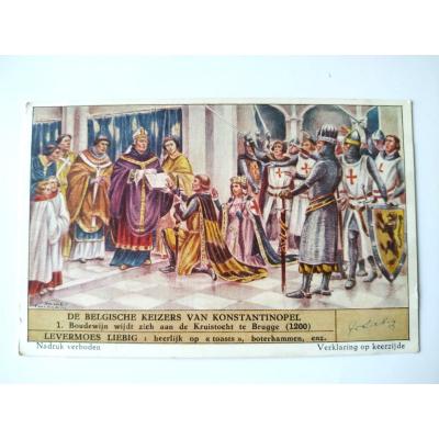 1. De Belgische Keizers van Konstantinopel - Liebig çorba kartları