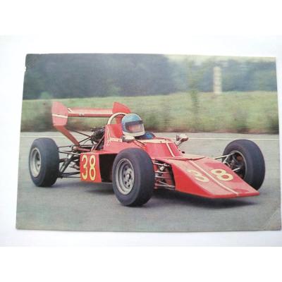38 numara yarış arabası - 1990 Sovyet dönemi cep takvimi 