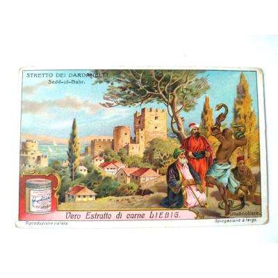 Stretto Dei Dardanelli / Sedd - ul  Bahr.  - Çanakkale Liebig çorba kartları