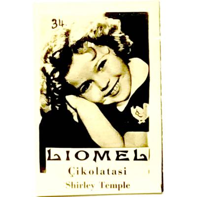 Shirley TEMPLE - Liomel Çikolatası / Şekerleme kartları