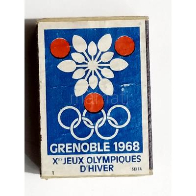 Grenoble 1968 X' jeux Olympiques d'hiver,  match - Olimpiyat Temalı Kibrit