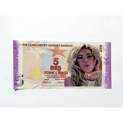 Selena Para - 5 Türk lirası  / Şaka - Reklam Parası