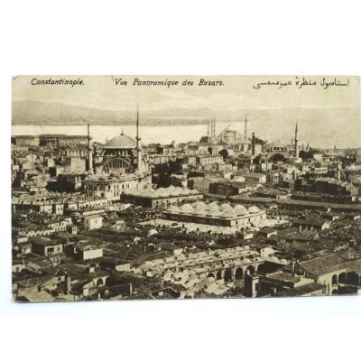 Constantinople Vue panoramique des Bazars - Kartpostal