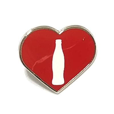 Coca Cola / Kalp içinde Cola - Rozet