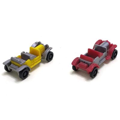 Kırmızı ve sarı - 2 Adet klasik araba / Oyuncak araba