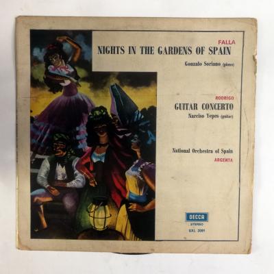 Falla Nights In The Gardens Of Spain / Gonzalo SORIANO - Rodrigo Guitar Concerto / Narciso YEPES - Plak