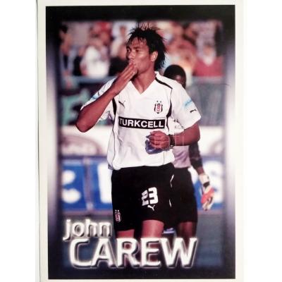 John CAREW  / B.J.K. - Beşiktaş Futbolcu Kartları 