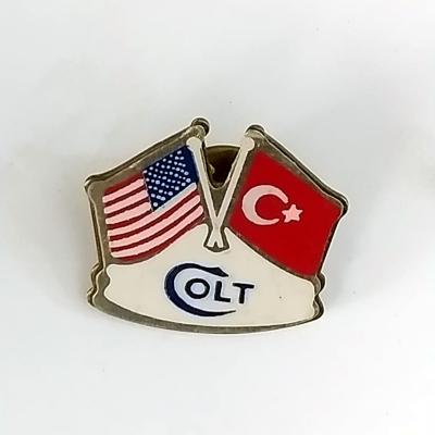 Colt / Türkiye Amerika - Bayraklı rozet 