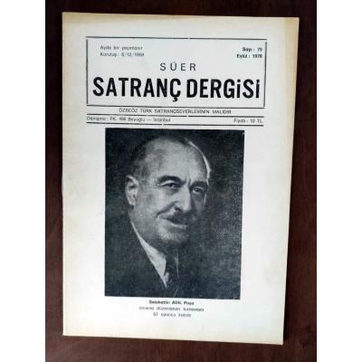 Süer Satranç dergisi / Özbeöz Türk Satrançseverlerinin malıdır. 1976 - Sayı 75