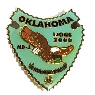 Oklahoma Lions 2000 - Kokart büyüklüğünde rozet