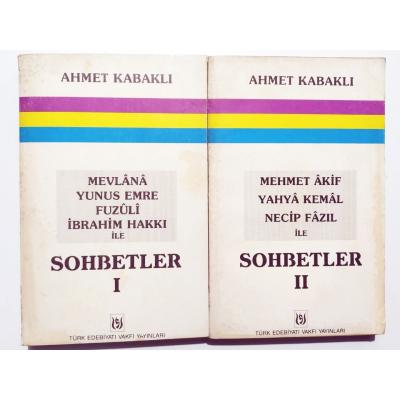 Sohbetler / Ahmet KABAKLI / 2 cilt - Kitap