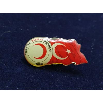 Türkiye Kızılay Derneği 1868 - Türk Bayraklı Rozet