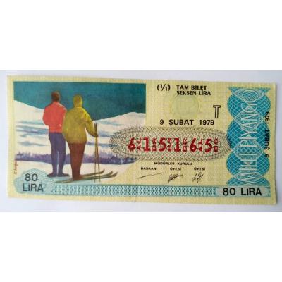 9 Şubat 1979 / Tam bilet - Piyango biletleri
