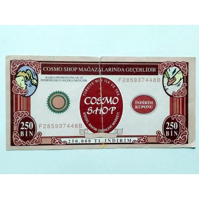 Cosmo Shop 250.000 indirim kuponu /  Şaka - Reklam Parası