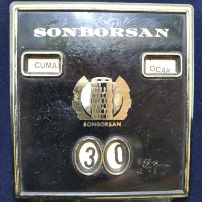 Sonborsan - Sondaj Boru Sanayi / 1960'lı yıllar, masa takvimi