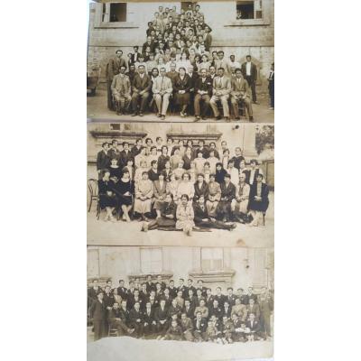 Rusçuk, Rüşdiye mektebi 1932 / 3 adet fotoğraf