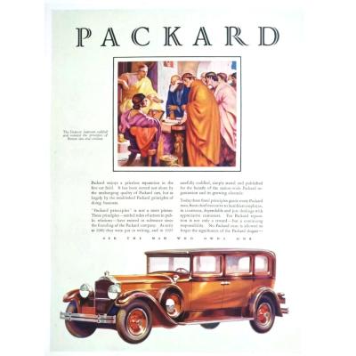 Ask the man who owns one - Packard / Dergi, gazete reklamı - Efemera