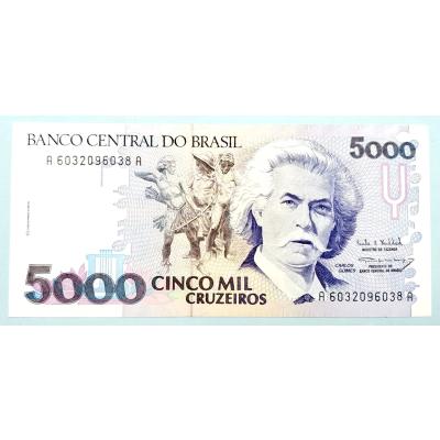 Brezilya 5000 Cruzeiros - Nümismatik