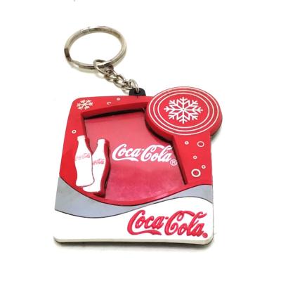 Coca Cola kış temalı, vesikalık fotoğraf çerçevesi / Anahtarlık