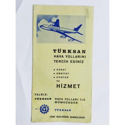 Türksan Hava Yolları - Hannover Türk işçilerinin sembolüdür / Efemera 