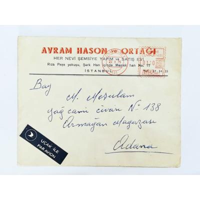 Avram HASON ve Ortağı / Antetli zarf  - Efemera
