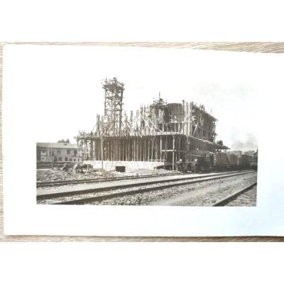 Eskişehir Silosu Tren cephesinden görünüş 1934 - 2 adet Fotoğraf