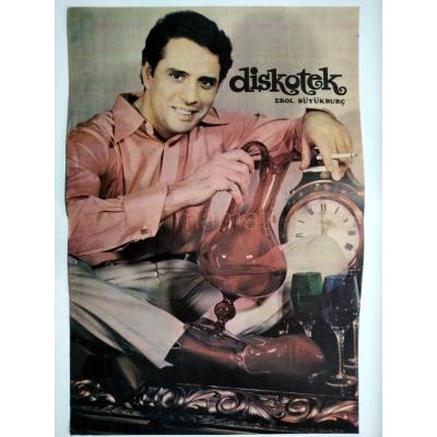 Erol BÜYÜKBURÇ - Diskotek dergisi, 32x46 cm Poster