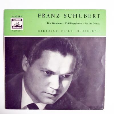 Der Wanderer op. 4 Nr. 1 - Frühlingsglaube op.20 Nr. 2 - An die Musik op.88 Nr. 4 / Franz SCHUBERT - Plak