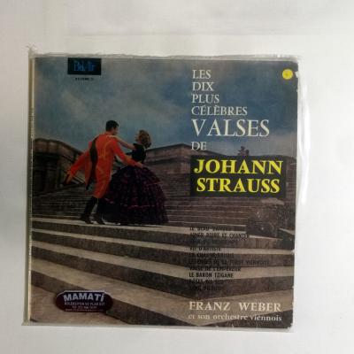 Les Dix Plus Celebres Valses / Johann STRAUSS - Plak