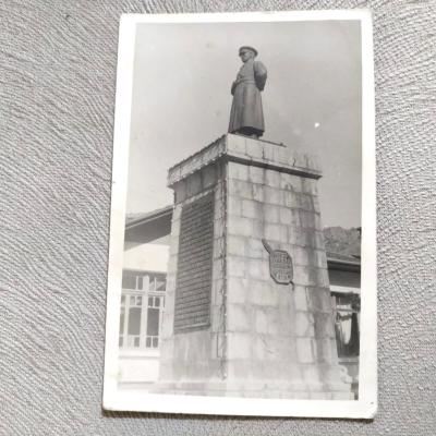 Amasya Atatürk heykeli 1930'lar / Fotokart