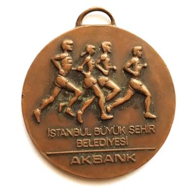Akbank İstanbul Büyükşehir Belediyesi - Avrasya maratonu 1990 / Bronz Madalya  