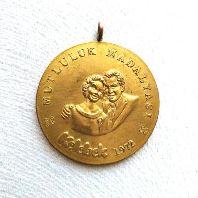 Kelebek 1972 Mutluluk Madalyası - Madalya