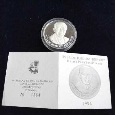 Hulusi BEHÇET 1889 - 1948 - Gümüş Hatıra Para